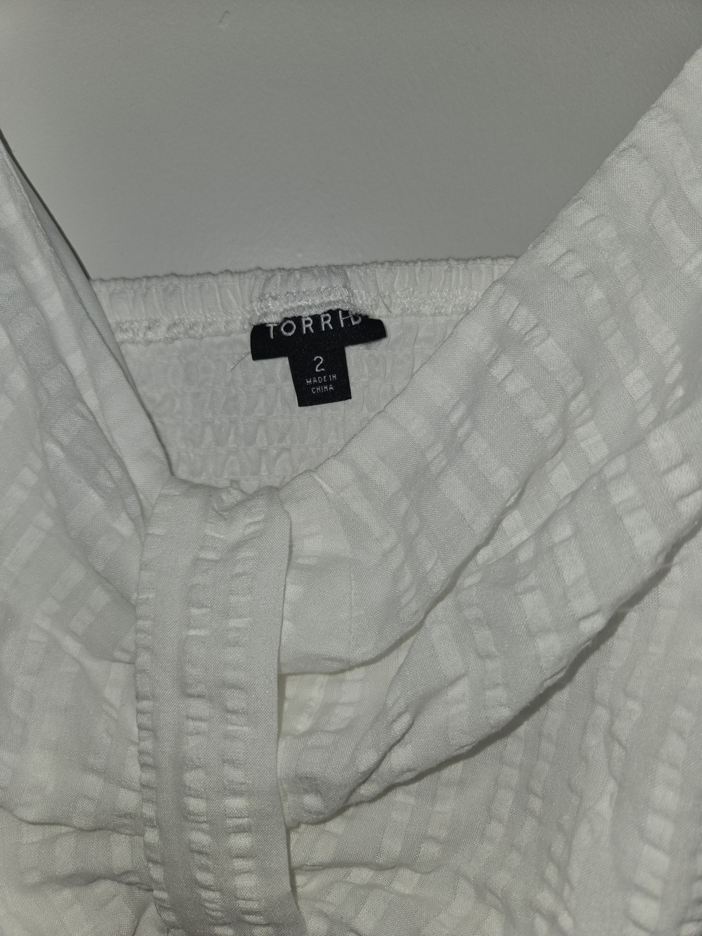 Plus-Size White Midi Sundress with Ruffle Hem - Picture 5 of 6